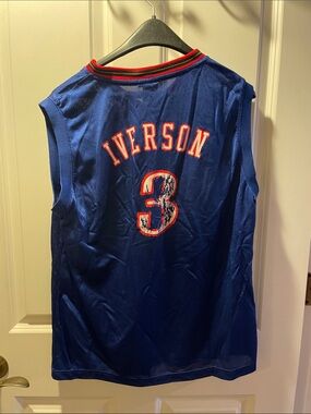 Allen Iverson Philadelphia 76ers Basketball Jersey #3